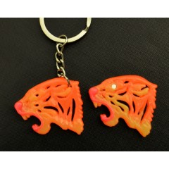 Светящийся сувенир "Tiger 3D" - брелок, магнит