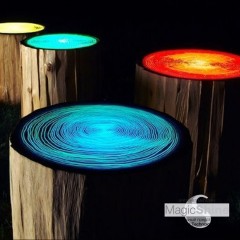 Флуоресцентная краска для дерева
