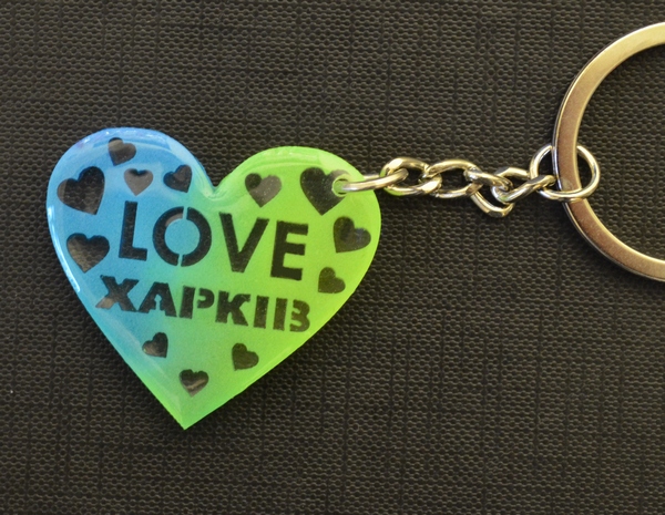 Люмінесцентний сувенір “Love-Харків” – New магніт або брелок