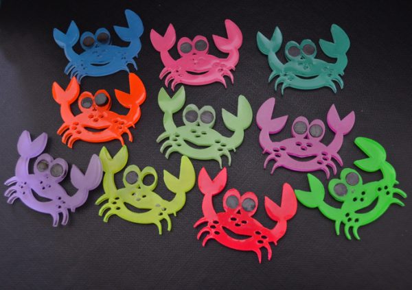 Люмінесцентний сувенір “Sea-Crab” – брелок, магніт